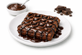 Triple choco waffle